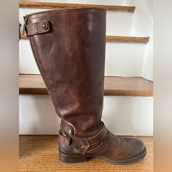 Frye Veronica Boot, Brown, Size 9.5 - Picture 2 of 7